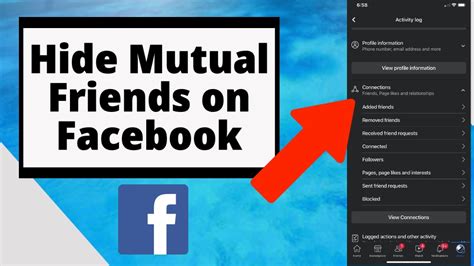 How To Hide Mutual Friends On Facebook Youtube