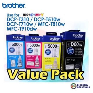 Brother Ink All Colors For Dcp T T W T W Mfc T Dw Printer