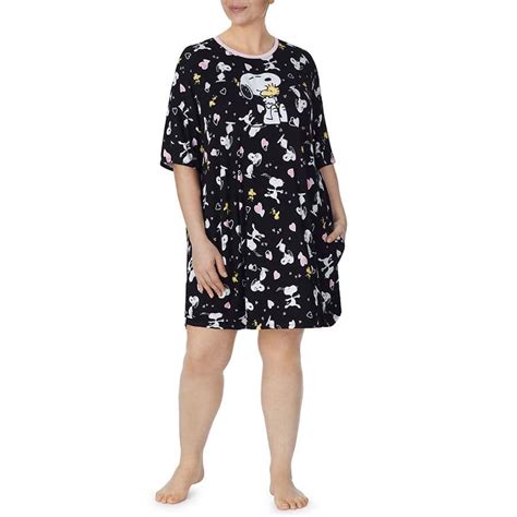 Peanuts® Snoopy® And Woodstock Nightshirt Plus Size At Von Maur