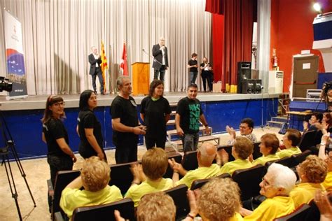 Riba roja dEbre acull la festa de cloenda del curs de gimnàstica de