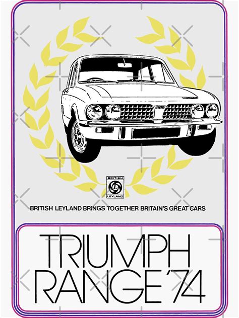 Triumph Dolomite 1974 Sticker By Throwbackm2 Redbubble