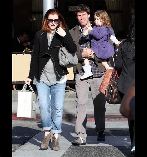 Photo Alyson Hannigan Alexis Denisof Et Leur Fille Satyana Sont