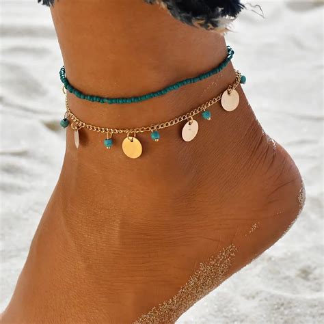 Buy Misscycy Bohemian Beads Ankle Bracelet For Women