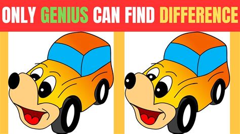 Spot The Difference Only Genius Can Find The Difference Find The