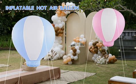 Amazon Toggloo FT Hot Air Balloon Decorations Hot Air Balloon With Air Pump For Girls