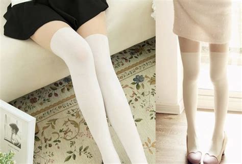 White Nude Tights Pantyhose Stockings My Wardrobe