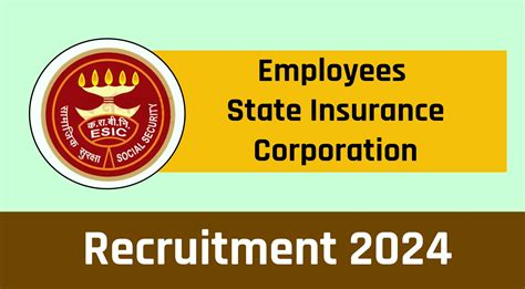 Esic Recruitment Complete Details Eligibility Criteria