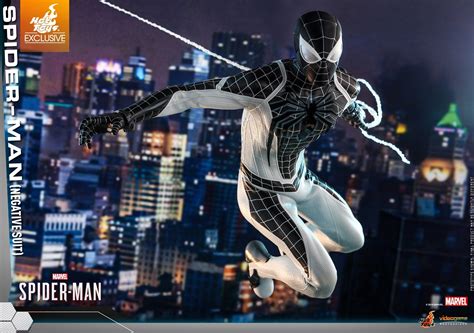 Marvel S Spider Man PS Negative Suit Figure By Hot Toys The