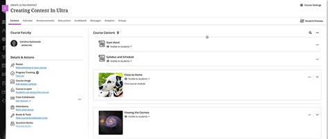 Blackboard Learn Ultra Course View UCV Center For Teaching