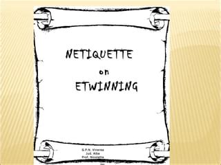 Netiquette On E Twinning Ppt