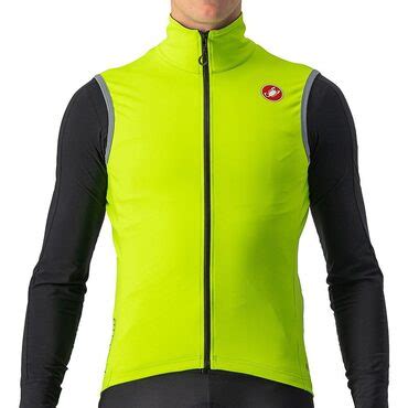 Veste vélo imperméable Castelli Perfetto RoS 2 Jacket 2024 noir jaune