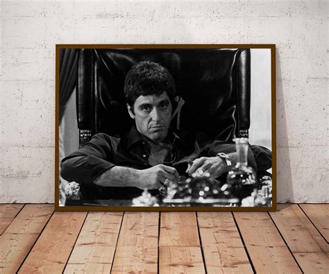 Poster Scarface Tony Montana 1983 Movie Print Poster Vintage Etsy