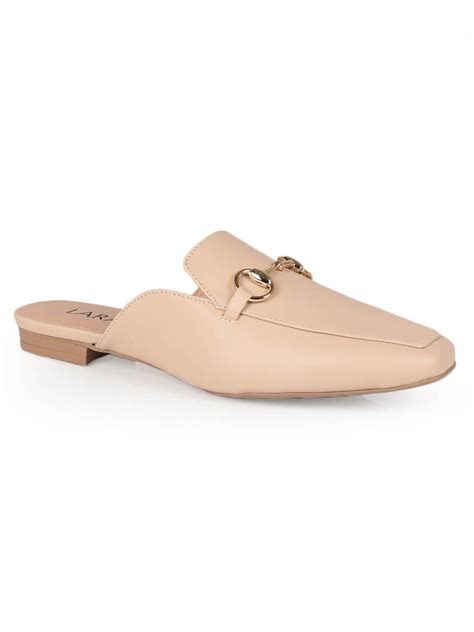 Mule Rasteiro Feminino Lara Básico Nude Lara Nunca Usado 60591276