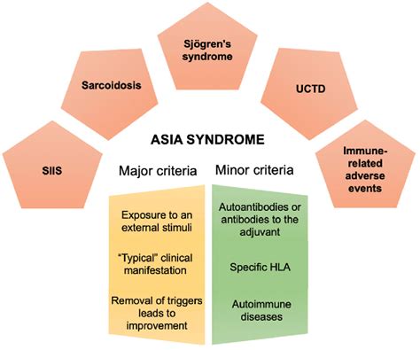 Diagnostic Criteria For The Asia Syndrome And The Five Classical