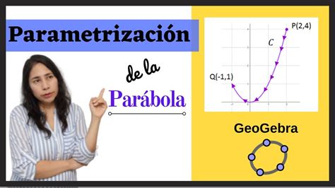 PARAMETRIZACION de la Parábola en R2 GEOGEBRA YouTube