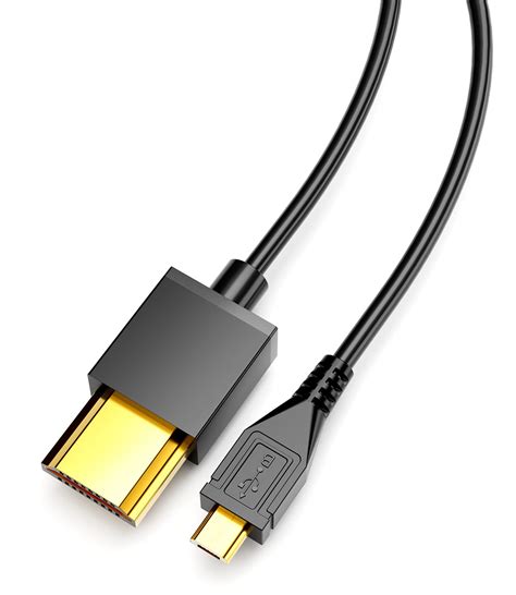 Amazon.com: Eanetf HDMI to Micro USB Cable, 1.5M/ 5ft HDMI Male to ...