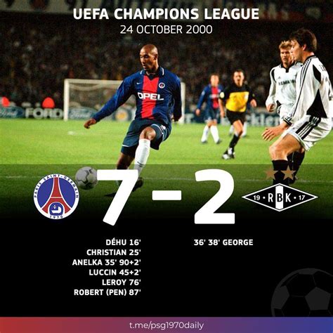 🔴🔵 PSG 2022 says hello to PSG 2000. Exactly 22 years ago. : r/psg