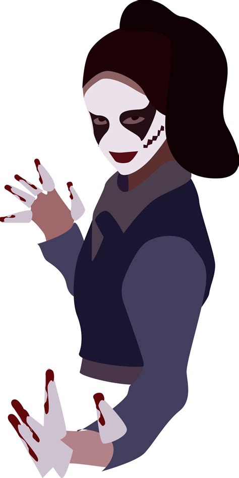 Joker girl, illustration, vector on white background. 13747969 Vector ...