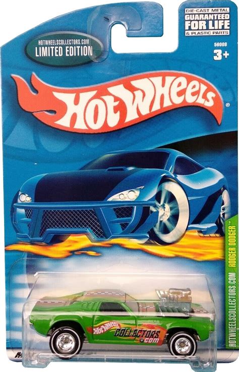 HotWheelsCollectors Rodger Dodger Green Hot Wheels Red Line Club HWRLC