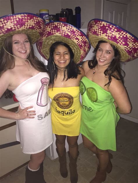 Salt Tequila Lime College Halloween Group Costume Halloween