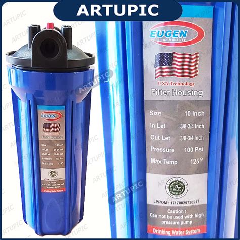 Housing Filter Air Inch Blue Biru Eugen