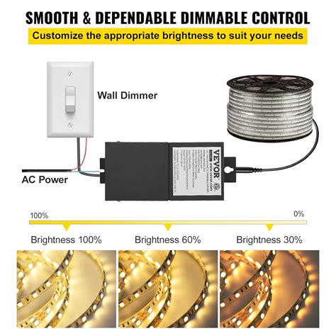 Vevor Controlador Led Regulable Fuente De Alimentaci N Magn Tica De