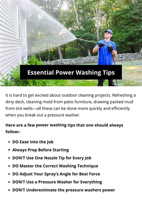 Ppt Essential Power Washing Tips Powerpoint Presentation Free Download Id 12055412