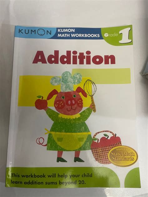 Kumon Workbook Addition For Grade 1 Hobbies Toys Books Magazines