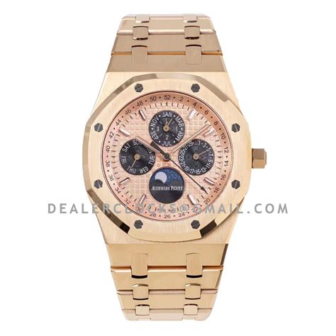 Royal Oak Perpetual Calendar Rose Gold Salmon Dial Dealer