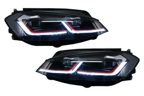 LED prednji farovi Sekvencijalni Dinamički žmigavci GTI look VW Golf