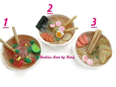 Ramen Bowl Beautiful Miniature Keychain Or Magnet Ramen Food Charms