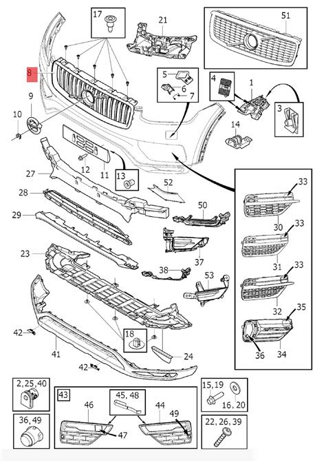 Exploring The Components Of A 2008 Volvo Xc90 A Comprehensive Parts Diagram