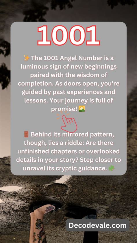 1001 Angel Number: Decoding Its Message and Transformative Power ...