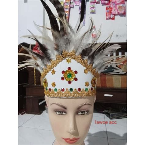 Jual Mahkota Bulu Dayak Lurik Mahkota Tari Mahkota Untuk Karnaval