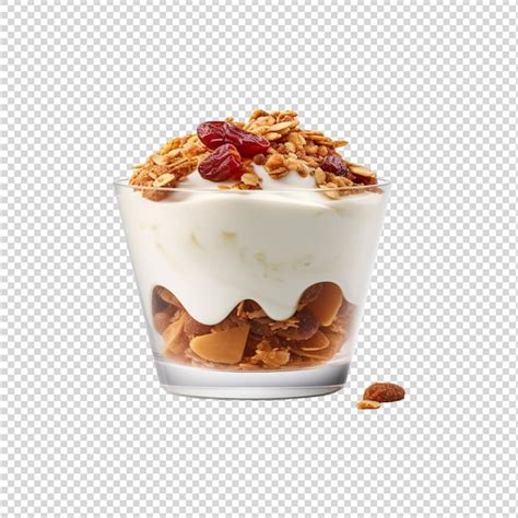 Premium Psd Yogurt With Granola