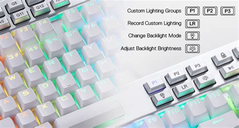 Redragon K RGB Gaming Keyboard Keys Macro G Keys Wired Mechanical Keyboard W Hot