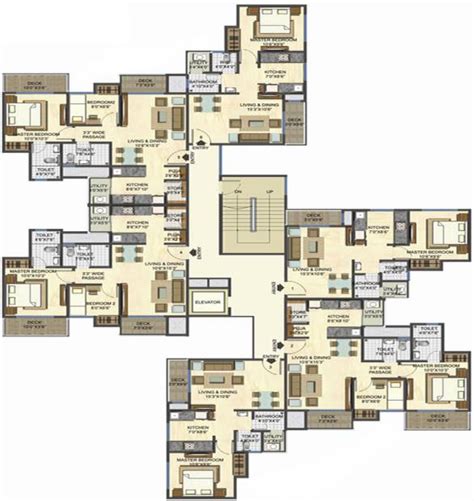 1 2 Bhk Cluster Plan Image Lodha Group Casa Rio Gold For Sale At