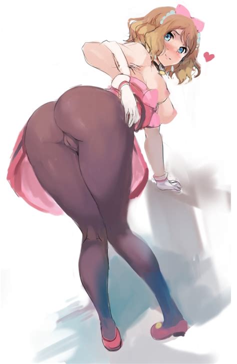 Rule 34 1girls Alternate Costume Ass Bent Over Blonde Hair Blue Eyes Blush Breasts Cameltoe