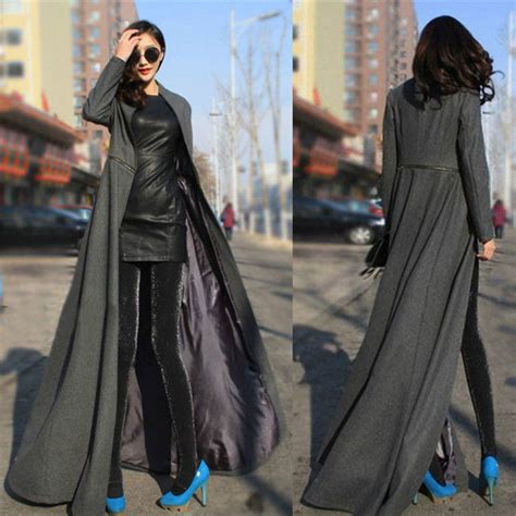 Extra Long Wool Coat Han Coats