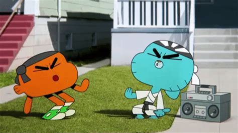 Gumball and Darwin shocked