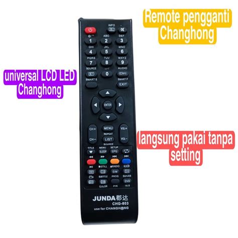 Jual Remot Tv Changhong Remote Smart Tv Led Digital New Shopee Indonesia