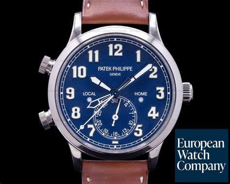 Patek Philippe G Calatrava G Pilot Travel Time K White