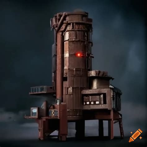 Sci Fi Grimdark Dystopian Industrial Incinerator On Craiyon