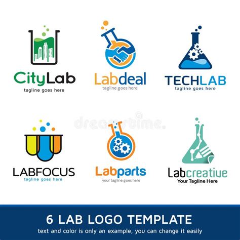 Labb Logo Template Design Vector Vektor Illustrationer Illustration