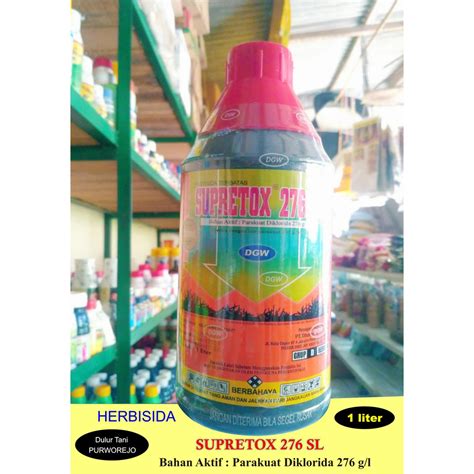 Jual Herbisida Kontak Supretox Sl Liter Shopee Indonesia