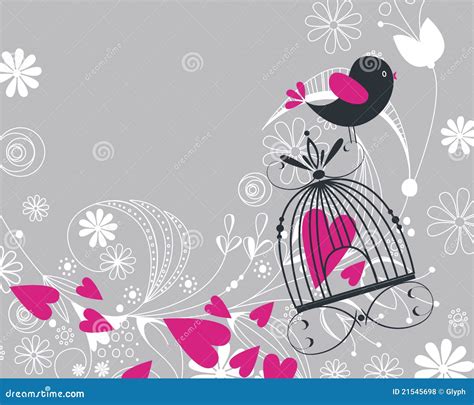Cute Bird Flying Stock Vector Illustration Of Couple 21545698