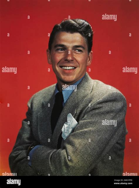 Successful Actor And Later President Of The United States Of America Ronald Reagan 1940s