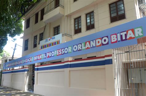 Inaugura O Da Creche Professor Orlando Bitar Seduc Secretaria De