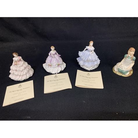 Royal Worcester Debutantes Lady Figures Lady Sophie Lady Cicely