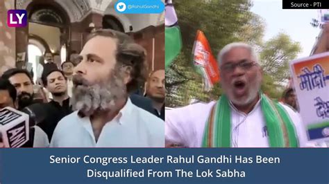 Rahul Gandhi Disqualified From Lok Sabha He Is No Longer An Mp After 2